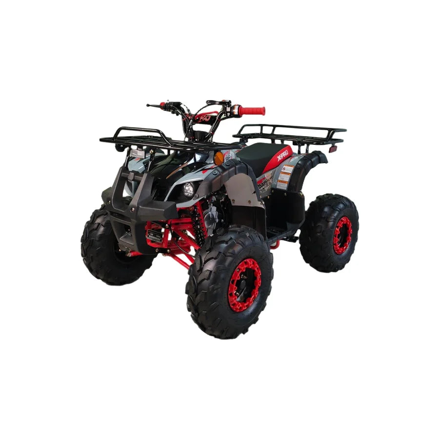 X-PRO Hawk 125cc ATV with Automatic Transmission w/Reverse, LED Headlights, Remote Control! Big 19in/18inTires!