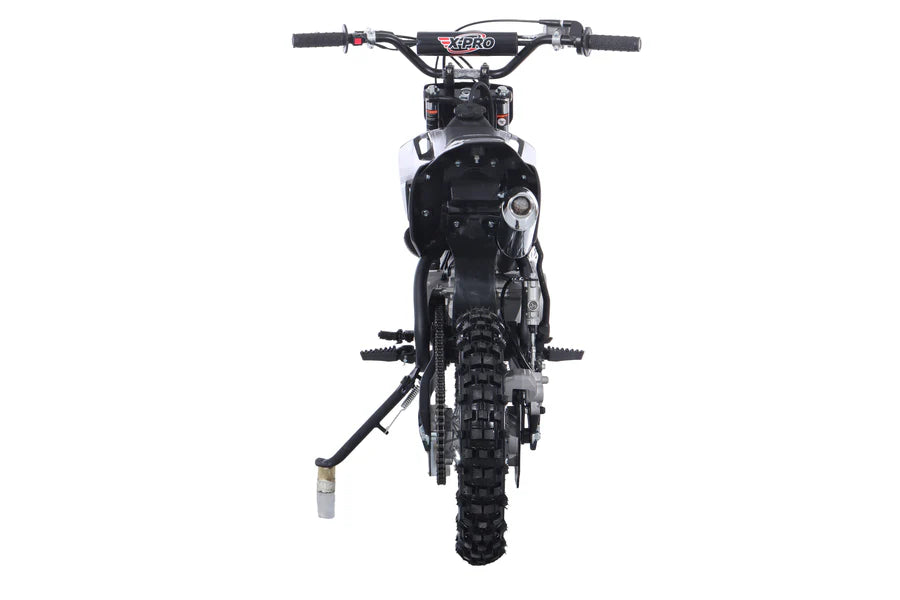 X-PRO Lynx 125cc Dirt Bike with 4-Speed Manual Transmission, Kick Start, Big 14"/12" Tires! Zongshen Brand Engine!