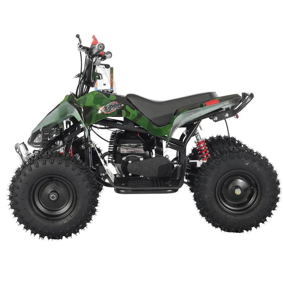 X-PRO Thunder 40cc ATV with Chain Transmission, Pull start! Disc Brake! 6in Tires!