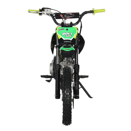 X-PRO Bolt 125cc Dirt Bike with Automatic Transmission, Electric Start, Big 14in/12in Tires!