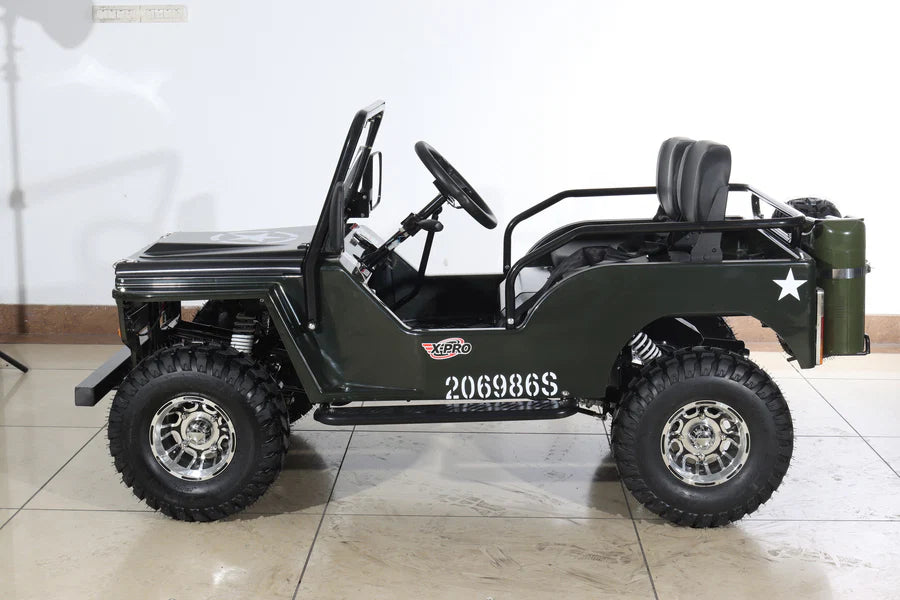 X-PRO Ranger 150 Jeep Go Kart with 3-Speed Semi-Automatic Transmission w/Reverse