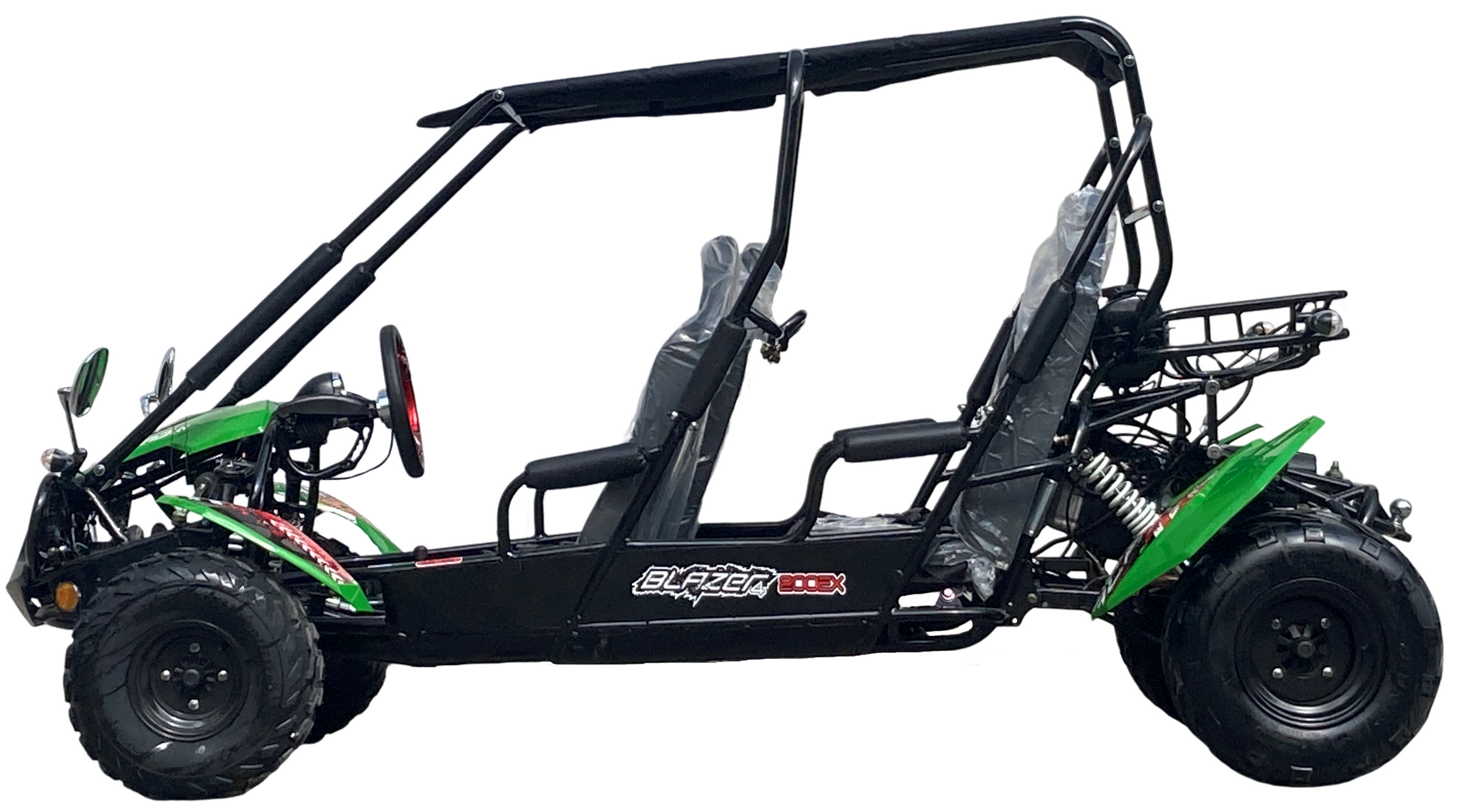 TrailMaster Blazer4 200EX EFI 4-Seater Buggy Go Kart, Extended Cab