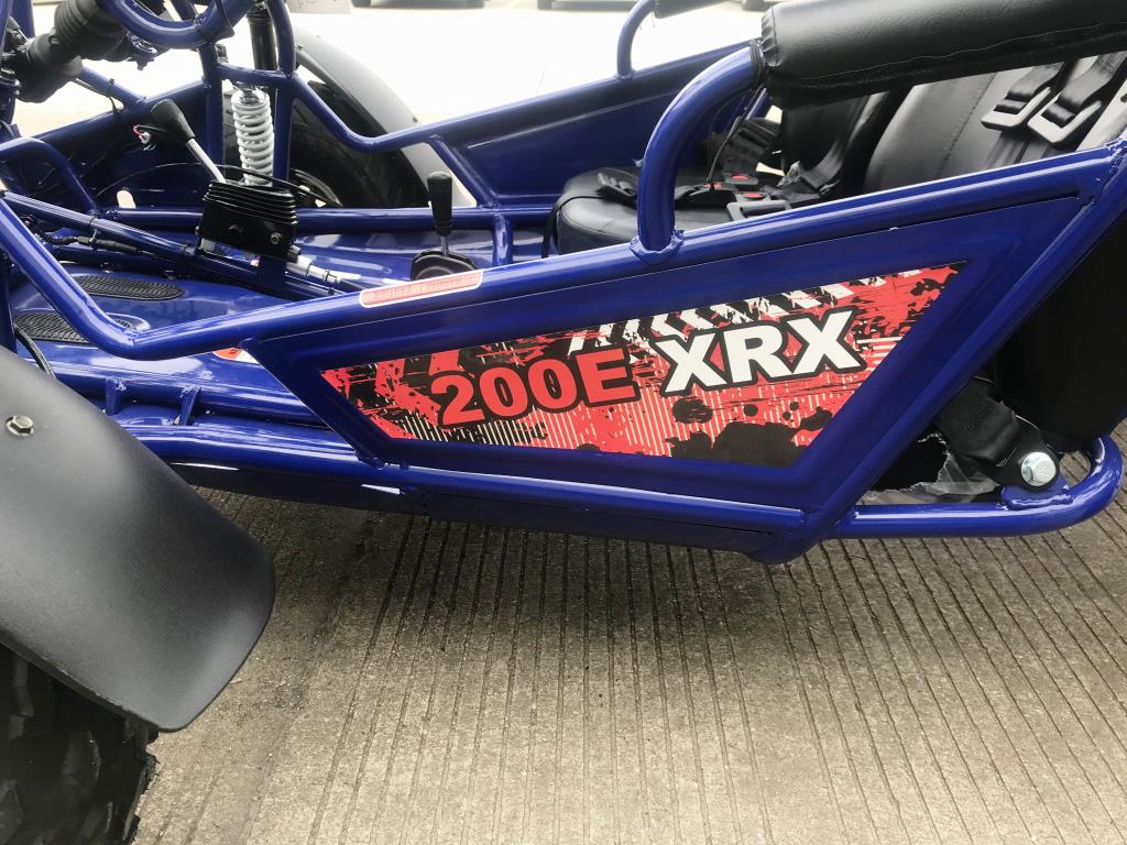 TrailMaster 200E XRX (EFI) Fuel Injection Deluxe Buggy Go Kart, Alloy Wheels, Lights, Turn Signals