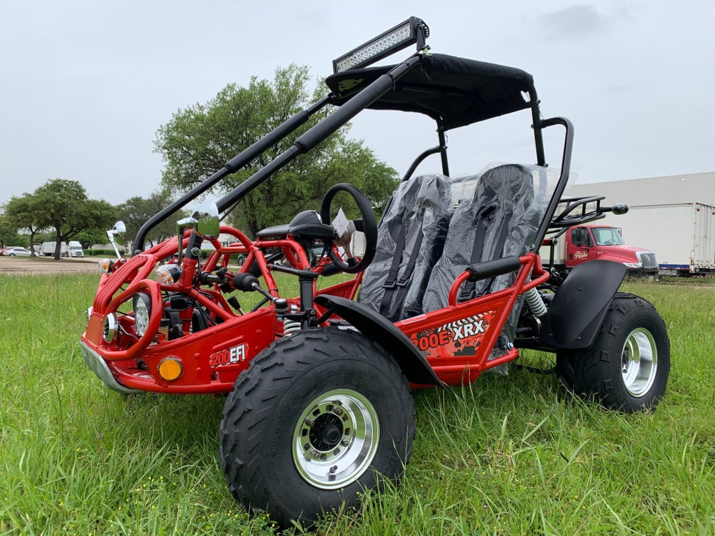 TrailMaster 200E XRX (EFI) Fuel Injection Deluxe Buggy Go Kart, Alloy Wheels, Lights, Turn Signals