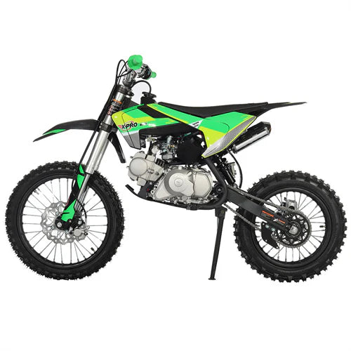 X-PRO X17 125cc Dirt Bike with Automatic Transmission, Electric Start, Big 17in/14in Tires!