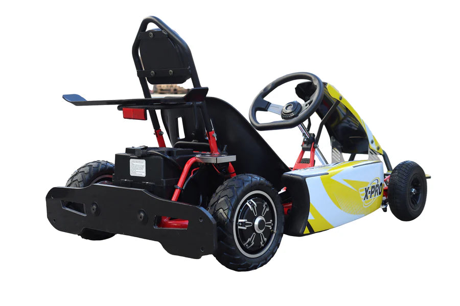 X-PRO Rambler 700W 350W*2 Kids Electric Go Kart with Reverse and Disc Brake! 6in Tires!