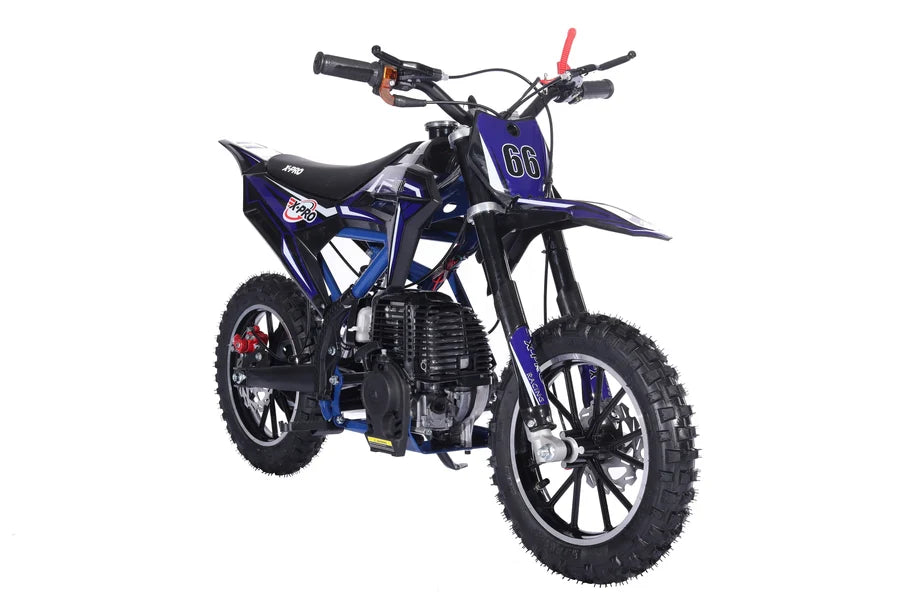 X-Pro Brand New Hawk 40cc Gas Power Mini Pit Dirt Bike, 4 Stroke engine, Pull Start, 10in Wheels