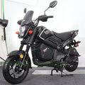 X-PRO Navy 150 Motorcycle with Automatic Transmission, Electric/Kick Start! 12"/10" Aluminum Wheels