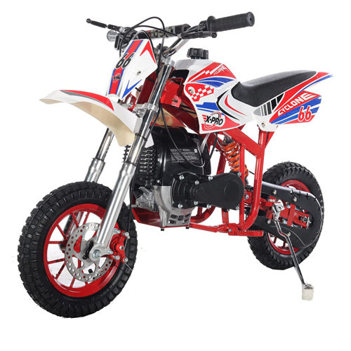 X-PRO Cyclone 40cc Mini Dirt Bike With Hand Pull Start! Chain Drive, Disc Brakes!