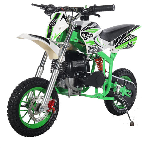 X-PRO Cyclone 40cc Mini Dirt Bike With Hand Pull Start! Chain Drive, Disc Brakes!