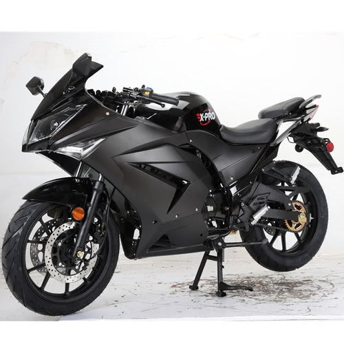 X-PRO 125cc Ninja Motorcycle with Manual Transmission, Electric Start! 17in Wheels! Assembled In Crate!