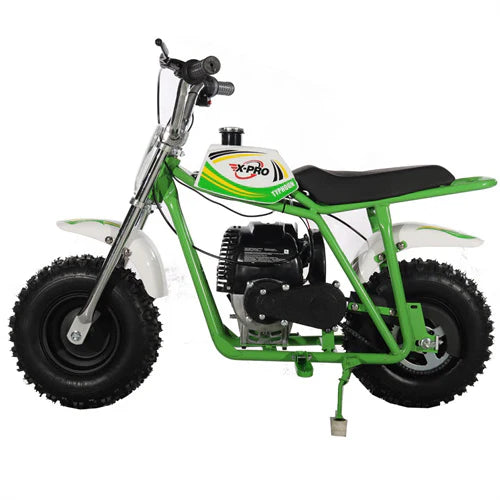 X-PRO Typhoon 40cc Mini Dirt Bike With Pull Start! Chain Drive, Disc Brakes! 6 Tires!
