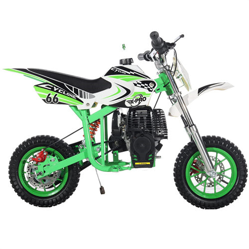 X-PRO Cyclone 40cc Mini Dirt Bike With Hand Pull Start! Chain Drive, Disc Brakes!