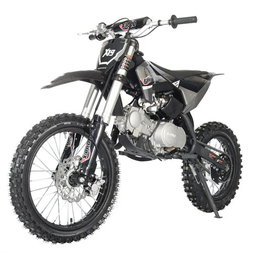 X-PRO X19 125cc Dirt Bike with 4-Speed Semi-Automatic Transmission, Kick Start, Big 17in/14in Tires! Zongshen Brand Engine!