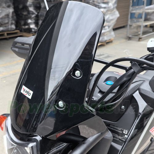 X-PRO Navy 150 Motorcycle with Automatic Transmission, Electric/Kick Start! 12"/10" Aluminum Wheels