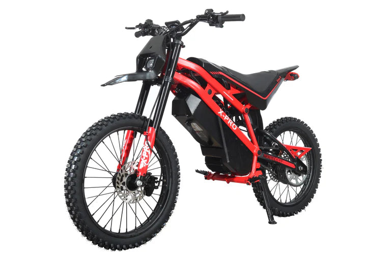 X-PRO Drax X 4200W Electric Dirt Bike for Adults & Teens - Powerful Brushless Motor,19"/17" Off-Road Tires, Dual Braking &Suspension,LED Headlight,Heavy Duty Electric Dirt Bike for All Terrain