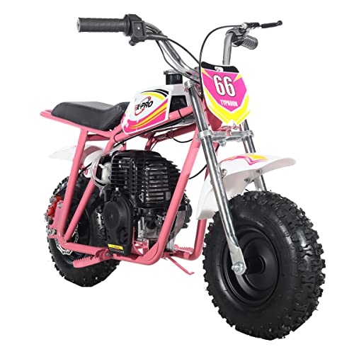 X-PRO Typhoon 40cc Mini Dirt Bike With Pull Start! Chain Drive, Disc Brakes! 6 Tires!