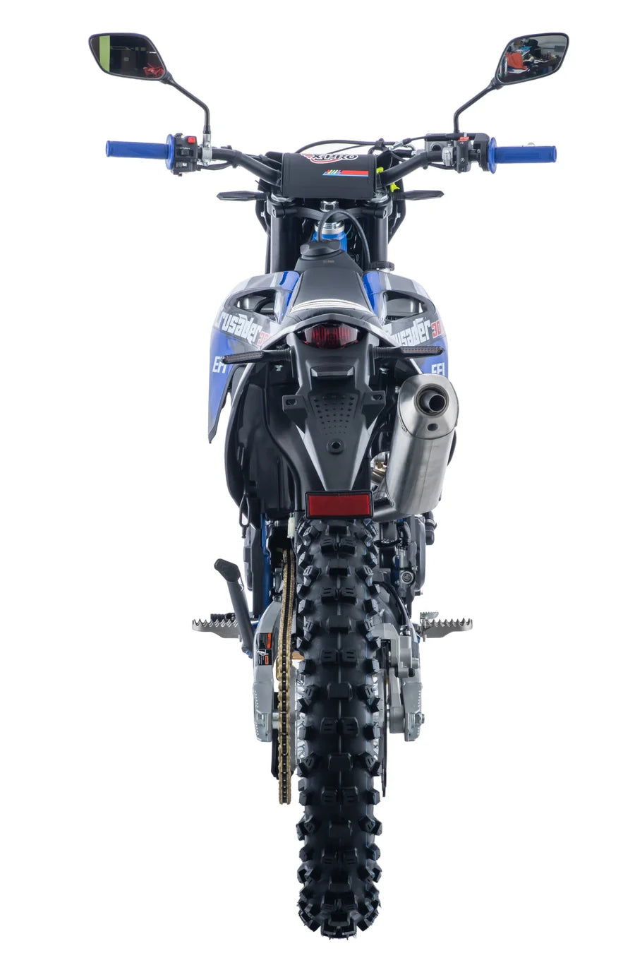 X-PRO Crusader 300 EFI Dirt Bike with 6-Speed Manual Transmission, Electric Start! Big 21"/18" Wheels!