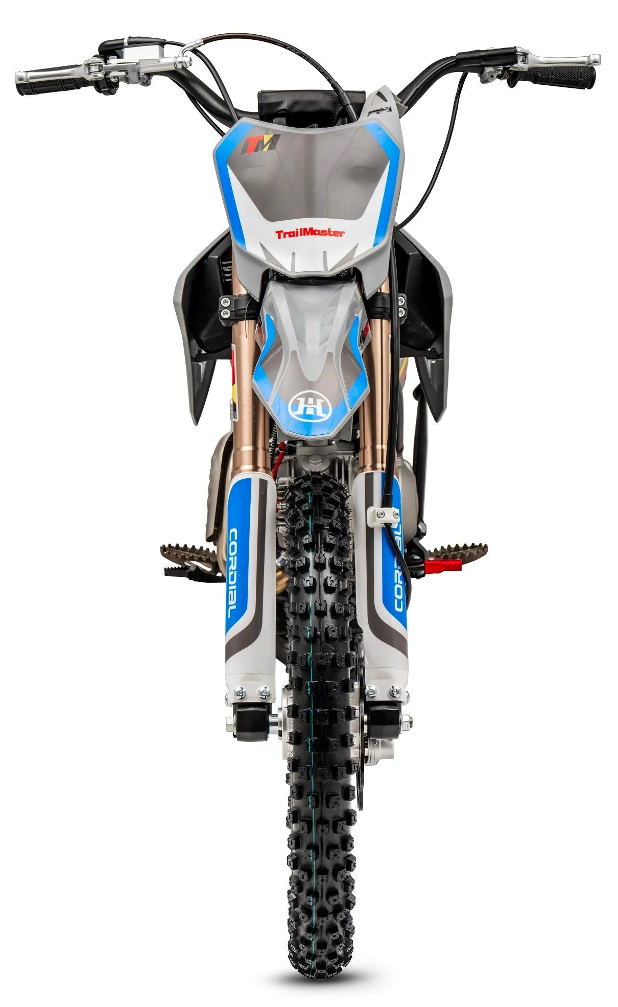 TrailMaster SX125 Pro Series Dirt Bike, Electric Start, 4-Speed Manual, Dual Disc Brakes, (19/16) Wheels