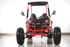X-PRO Rover 125cc Go Kart with 3-Speed Semi-Automatic Transmission w/Reverse, LED Headlights, Big 19in/18in Wheels!