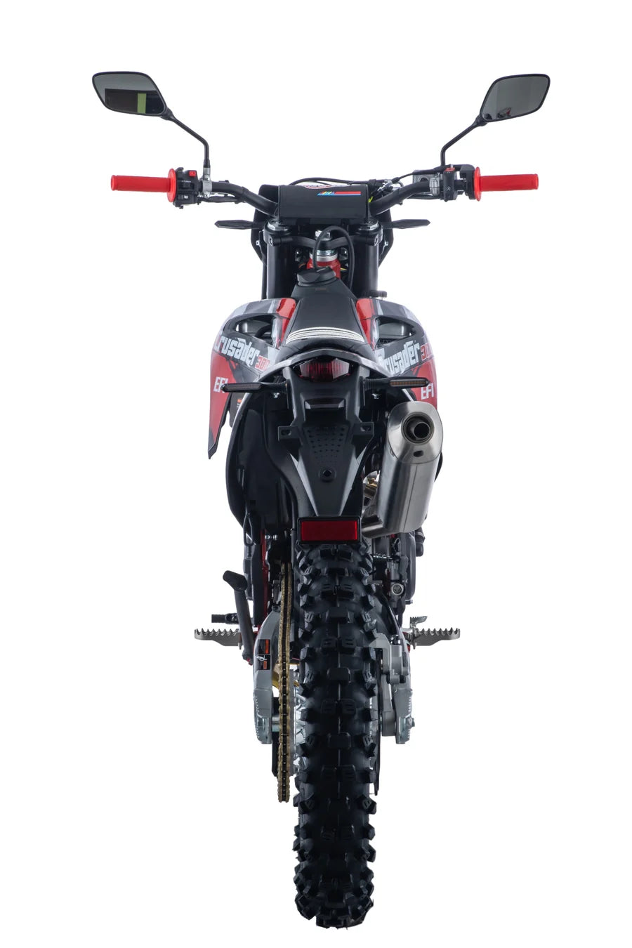 X-PRO Crusader 300 EFI Dirt Bike with 6-Speed Manual Transmission, Electric Start! Big 21"/18" Wheels!