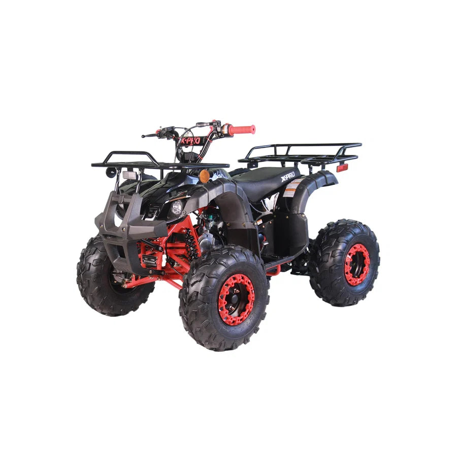 X-PRO Hawk 125cc ATV with Automatic Transmission w/Reverse, LED Headlights, Remote Control! Big 19in/18inTires!