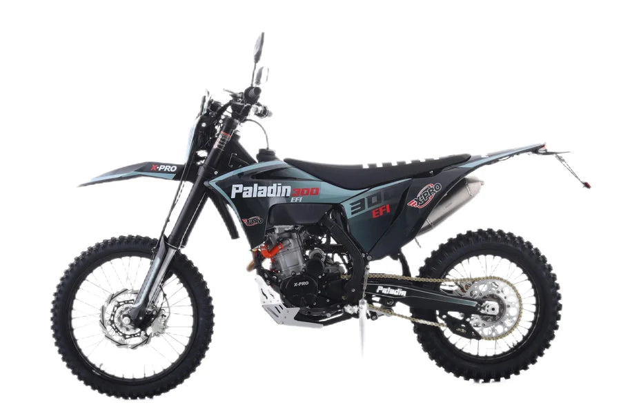 X-PRO Paladin 300 EFI Dirt Bike with 6-Speed Manual Transmission and Balance Shaft and Dual Overhead Camshaft (DOHC) with Four Valves Engine, Electric Start! Big 21in/18in Wheels! (LOW STOCK)