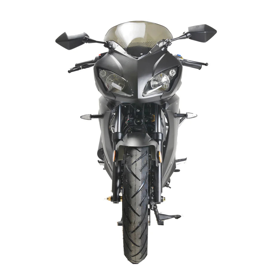 X-PRO 125cc Ninja Motorcycle with Manual Transmission, Electric Start! 17in Wheels! Assembled In Crate!