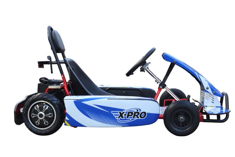 X-PRO Rambler 700W 350W*2 Kids Electric Go Kart with Reverse and Disc Brake! 6in Tires!