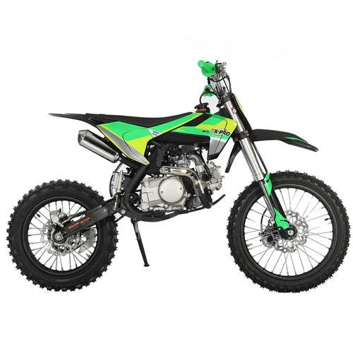 X-PRO X17 125cc Dirt Bike with Automatic Transmission, Electric Start, Big 17in/14in Tires!
