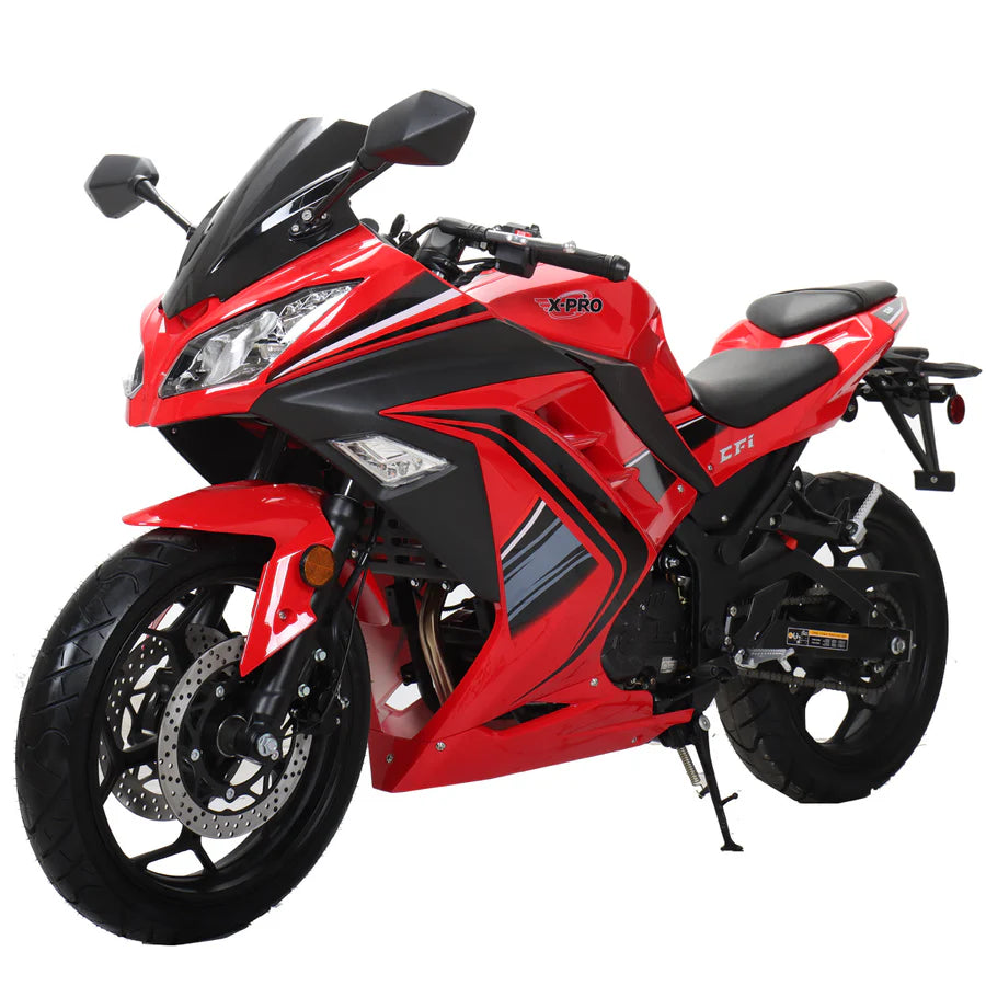 X-PRO Roaster 250 Electronic Fuel Injection Street Motorcycle with 6-Speed Manual Transmission, Electric Start! 17in Wheels! Assembled In Crate!