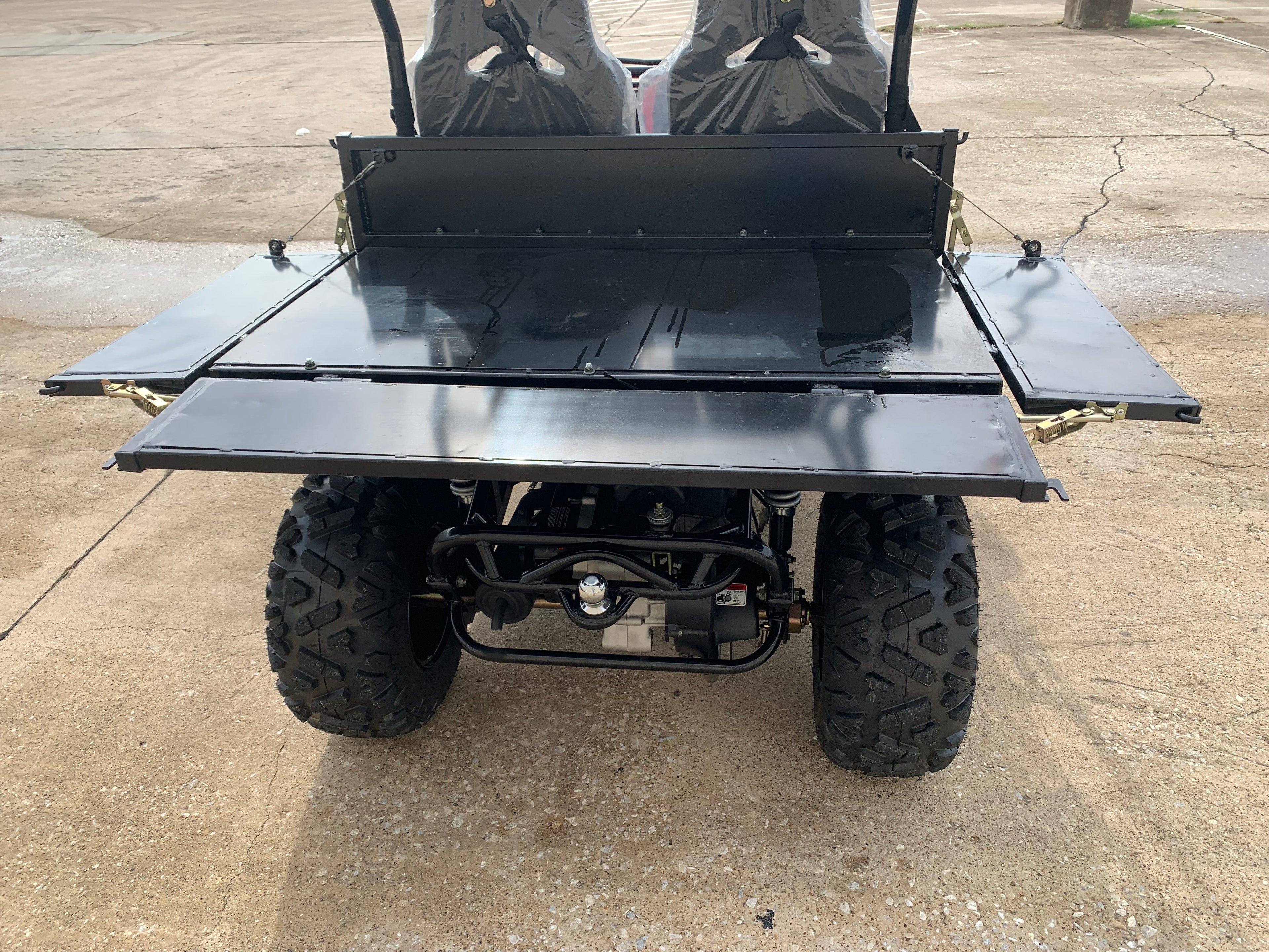 TrailMaster Challenger 200U UTV Side-by-Side, Front Cargo Rack, Rear Dump Bed