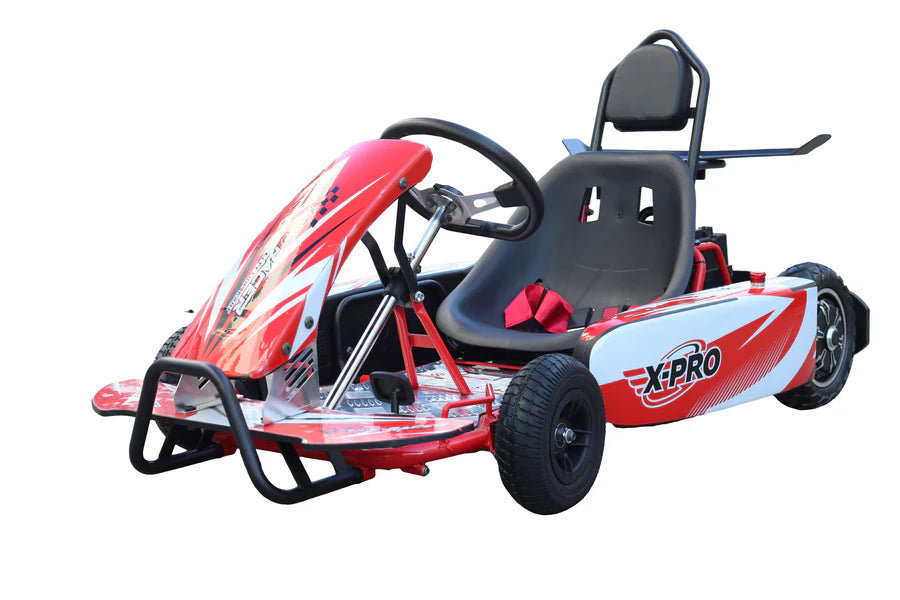 X-PRO Rambler 700W 350W*2 Kids Electric Go Kart with Reverse and Disc Brake! 6in Tires!