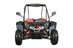 X-PRO Talon 125cc Go Kart with 3-Speed Semi-Automatic Transmission w/Reverse, LED Headlights, Big 18" Wheels! Hardtop Roof!