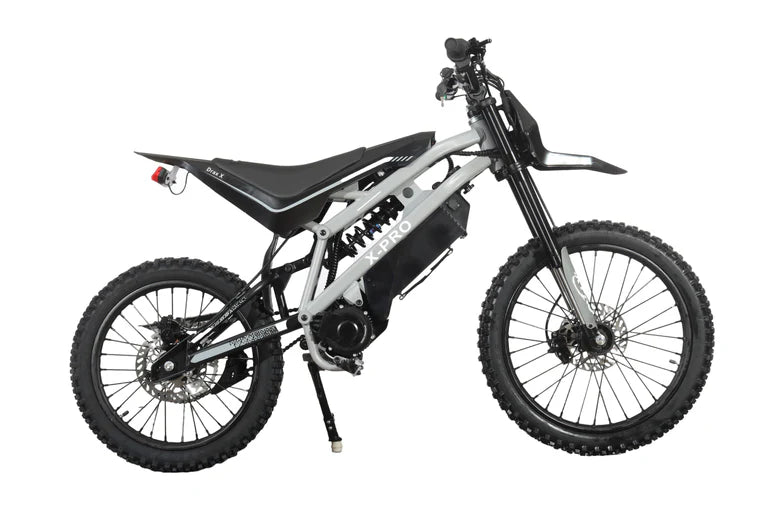 X-PRO Drax X 4200W Electric Dirt Bike for Adults & Teens - Powerful Brushless Motor,19"/17" Off-Road Tires, Dual Braking &Suspension,LED Headlight,Heavy Duty Electric Dirt Bike for All Terrain