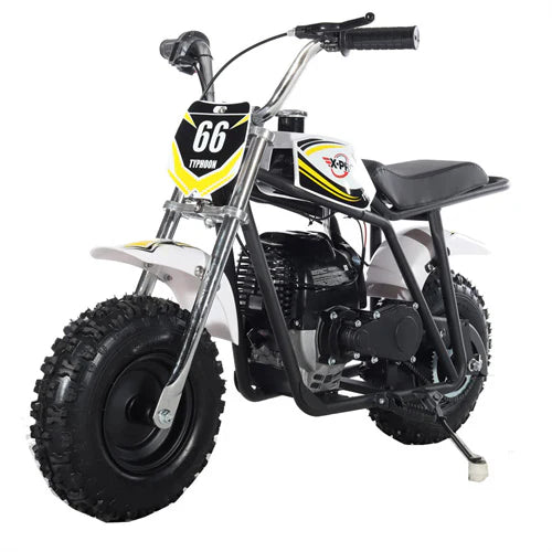 X-PRO Typhoon 40cc Mini Dirt Bike With Pull Start! Chain Drive, Disc Brakes! 6 Tires!