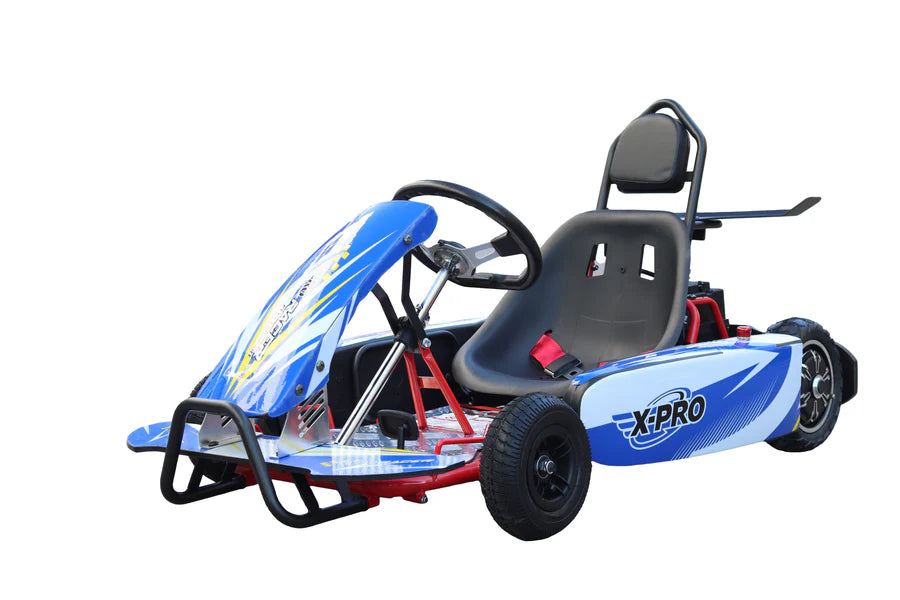 X-PRO Rambler 700W 350W*2 Kids Electric Go Kart with Reverse and Disc Brake! 6in Tires!