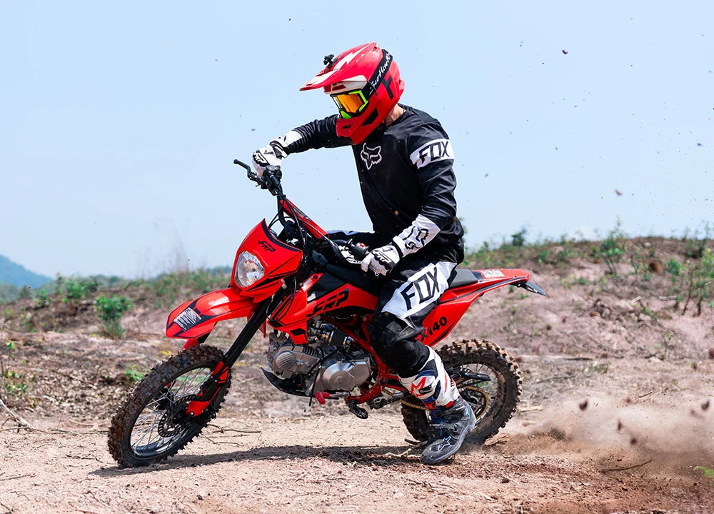 FRP Moto FX140 140cc Gas Dirt Bike Oil-Cooled 4-Speed Manual