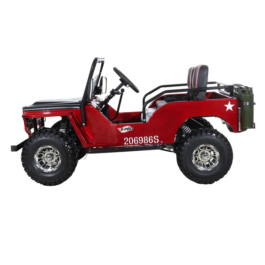 X-PRO Ranger 125 Mini Jeep Go Kart. 125cc Zongshen Engine, 3-Speed Semi-Auto with Reverse