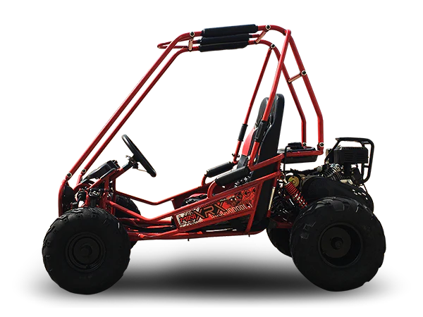 TrailMaster MINI XRX+ Kids Go Kart, 5.5hp Gas Engine with Electric Start, Remote Start/Kill, Ages 4-9
