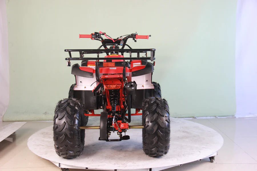 X-PRO Hawk 125cc ATV with Automatic Transmission w/Reverse, LED Headlights, Remote Control! Big 19in/18inTires!