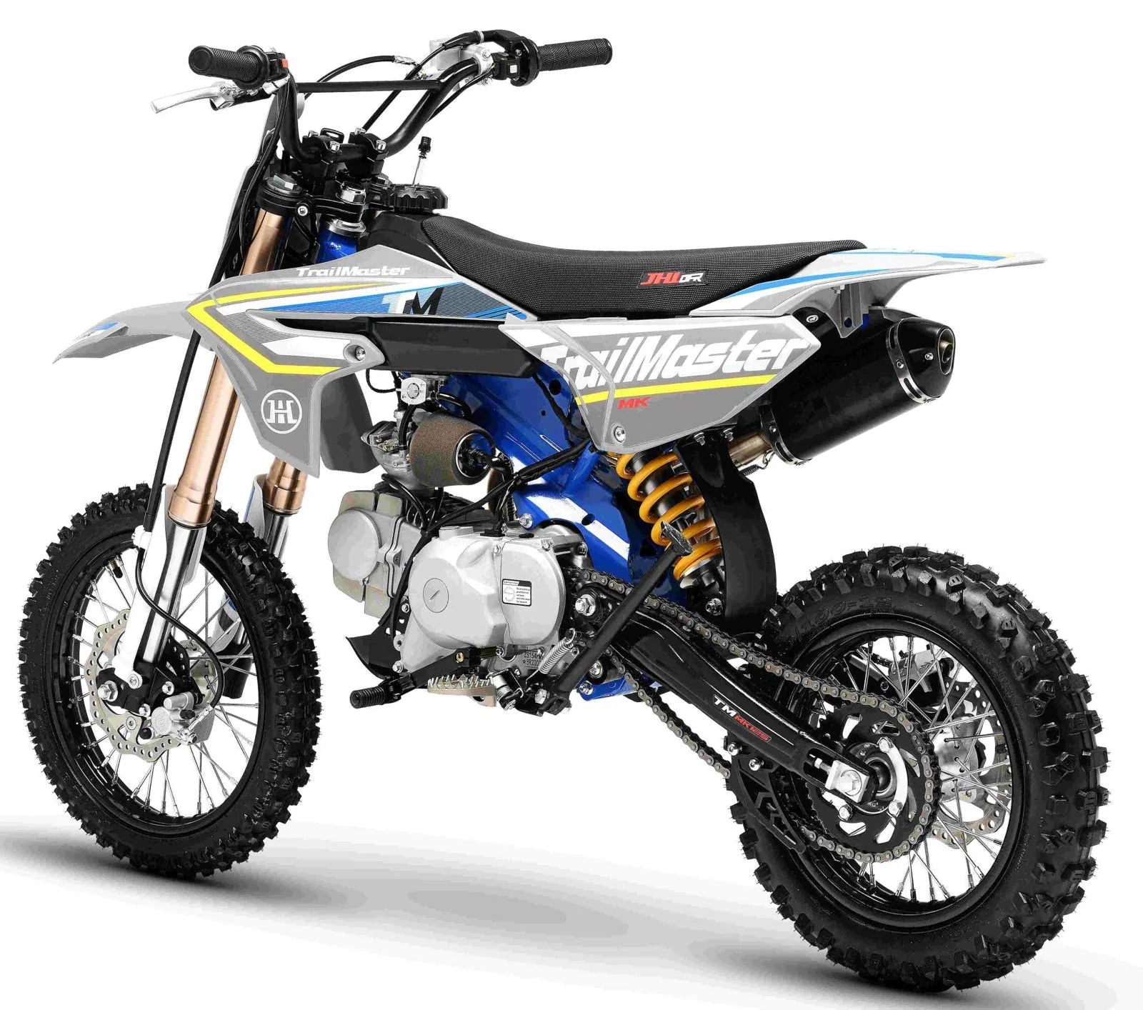 TrailMaster MK125ES Pro Series Dirt Bike, BOSCH EFI, 4-Speed, Electric Start, Dual Disc Brakes, (14/12) Wheels