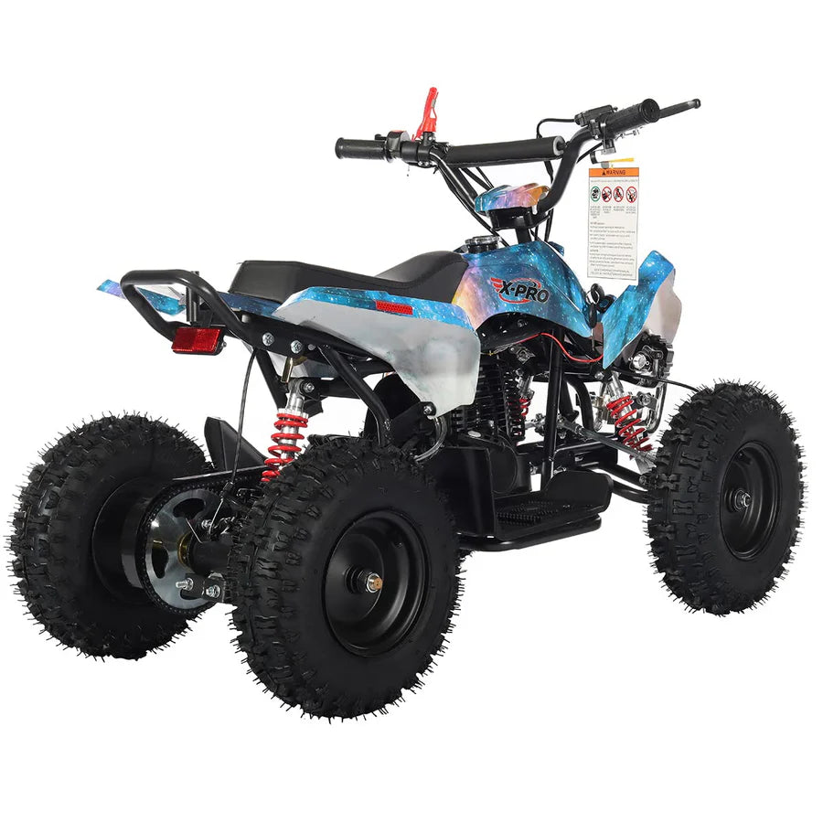 X-PRO Thunder 40cc ATV with Chain Transmission, Pull start! Disc Brake! 6in Tires!