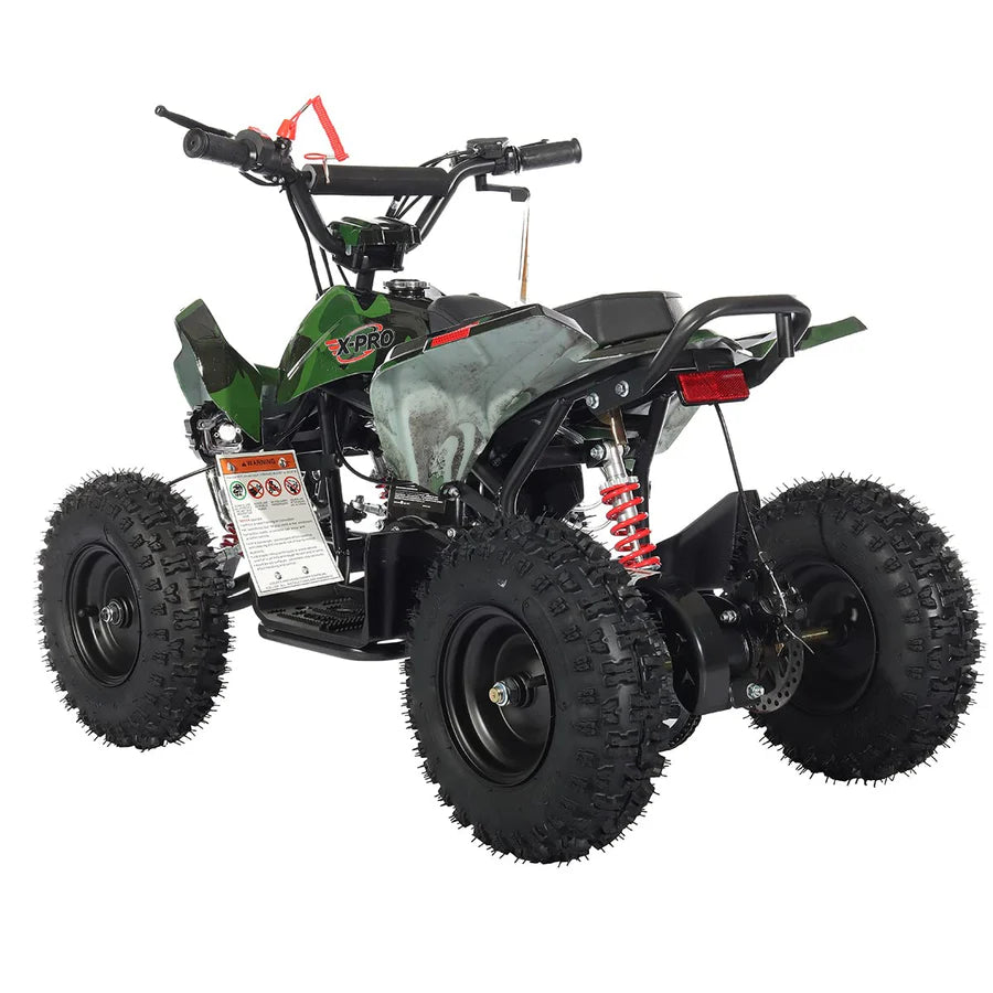 X-PRO Thunder 40cc ATV with Chain Transmission, Pull start! Disc Brake! 6in Tires!