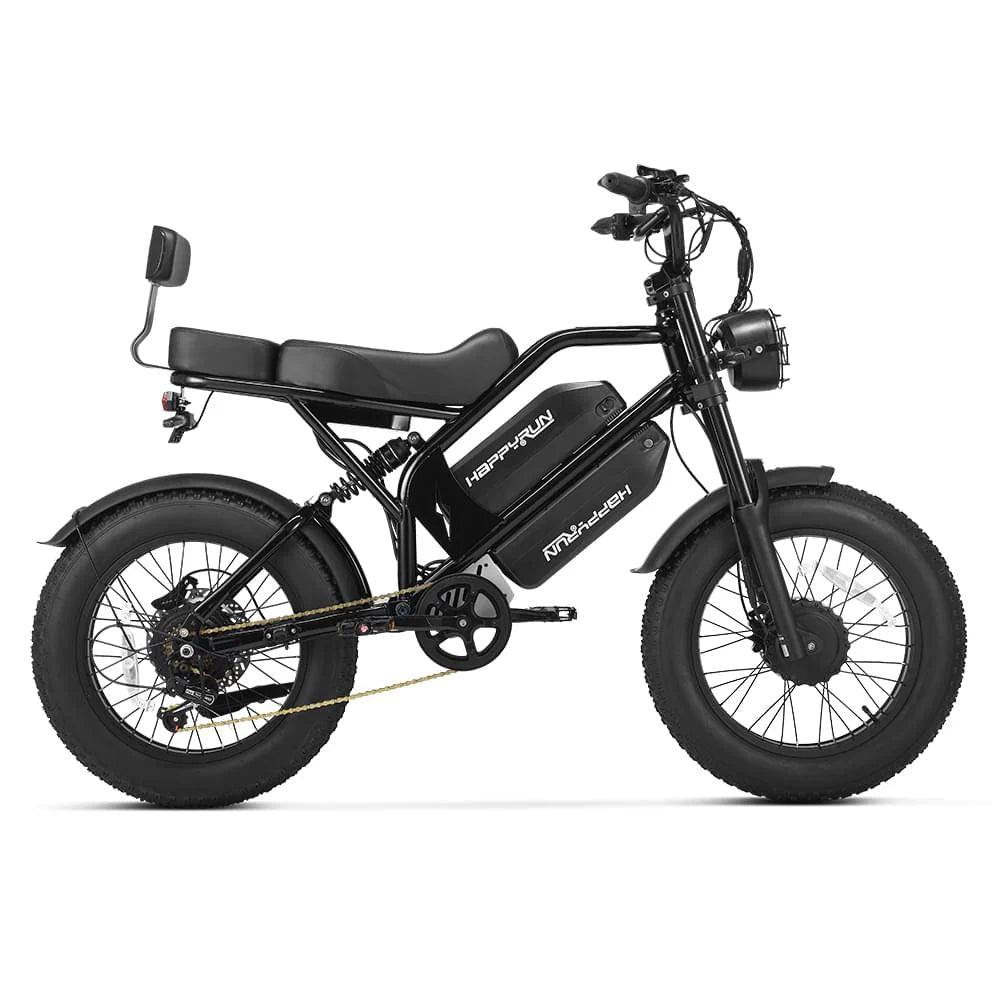 HappyRun G70 Pro Dual-Motor Dual-Battery Electric Cargo Bike