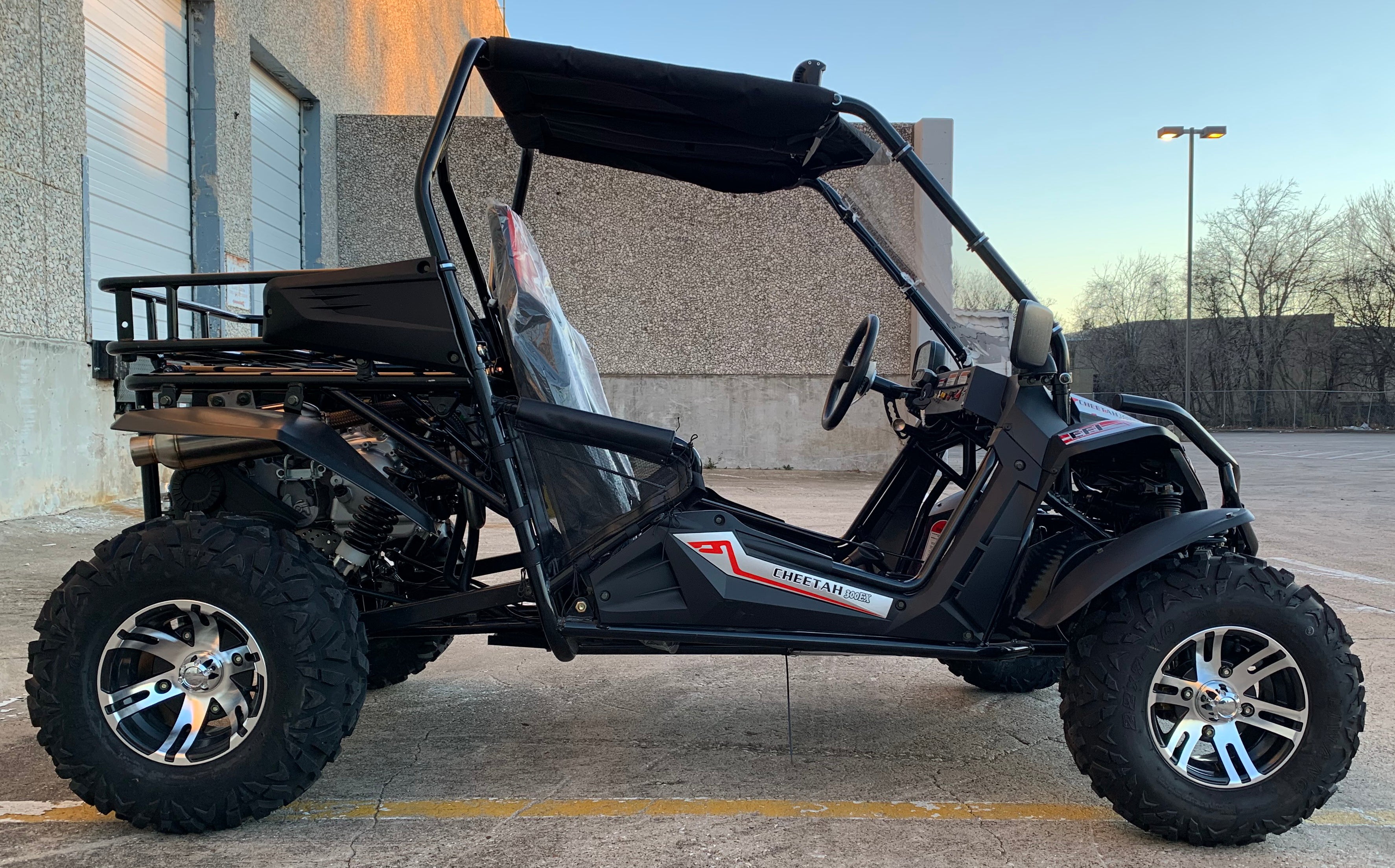 TrailMaster Cheetah 300EX EFI Deluxe UTV Go Kart, Shaft Drive, Liquid Cooled CVT Auto with Reverse