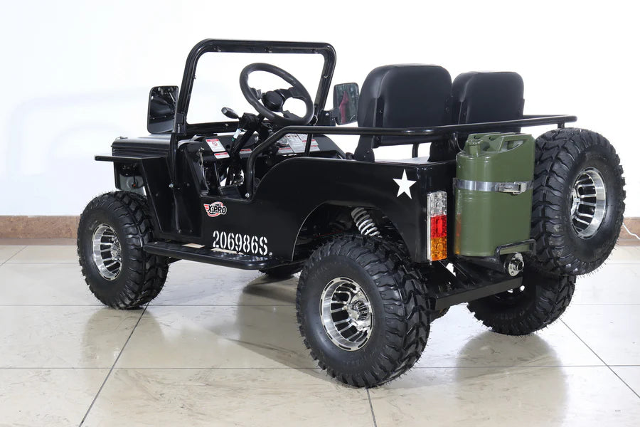 X-PRO Ranger 150 Jeep Go Kart with 3-Speed Semi-Automatic Transmission w/Reverse