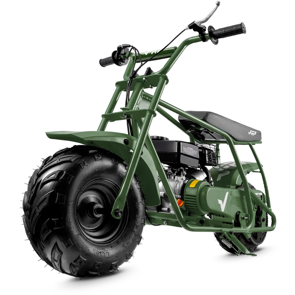 FRP Moto GMB100 99cc Gas Mini Bike for Adults & Teens - Up to 220 lbs