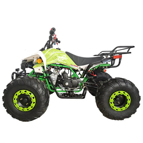 X-PRO Thunder 125cc ATV with Automatic Transmission w/Reverse, LED Headlights, Big 19in/18in Tires!