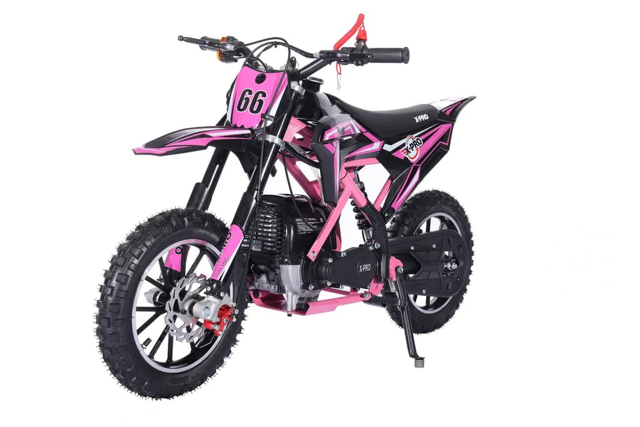 X-Pro Brand New Hawk 40cc Gas Power Mini Pit Dirt Bike, 4 Stroke engine, Pull Start, 10in Wheels